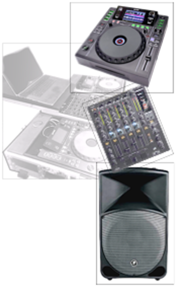 equipment used by DJ